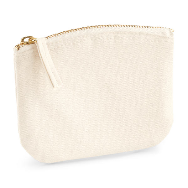 Canvas cosmetic pouches