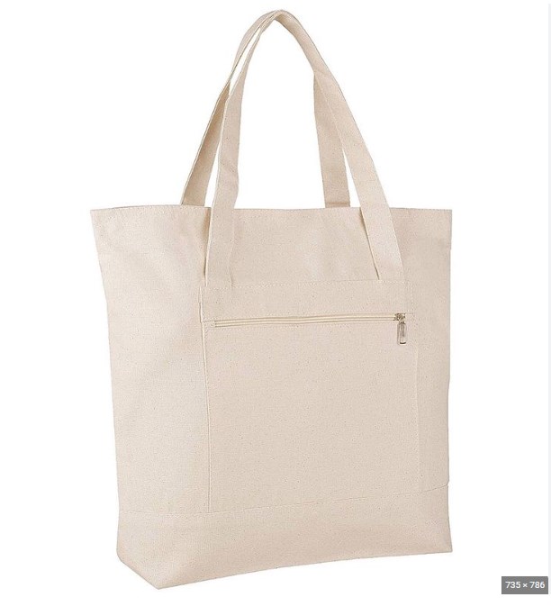 Heavy duty canvas tote bags